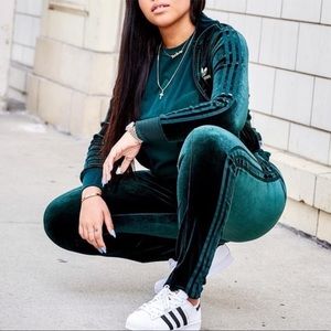 Adidas Original Fire bird track pants green